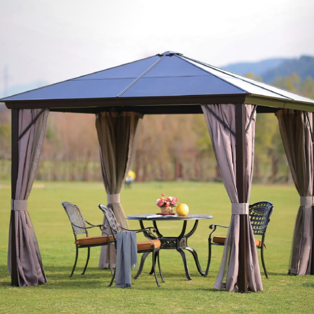Curtain Sunproof Pavilion Gazebo Sunshade